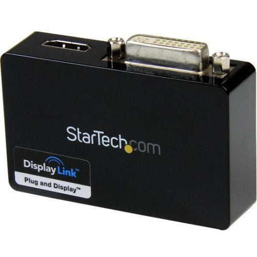 StarTech.com USB 3.0 to HDMI® and DVI Dual Monitor External Video Card Adapter USB32HDDVII