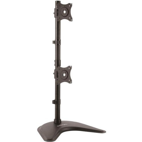 StarTech.com Vertical Dual Monitor Stand - Heavy Duty Steel - Monitors up to 27" - Vesa Monitor - Computer Monitor Stand ARMBARDUOV