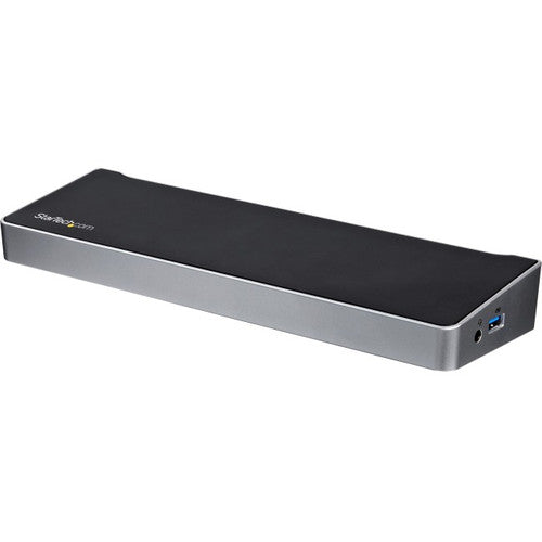 StarTech.com Station d'accueil USB C 4K - Station d'accueil pour triple moniteur UHD 4K - Mac et Windows - USB C vers HDMI et DisplayPort - 60 W PD 5 ports USB 3.0 DK30CH2DPPD