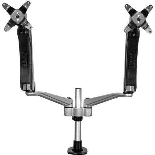 StarTech.com Bras pour double écran de bureau – Mouvement complet – Support double écran haut de gamme pour écrans à montage VESA jusqu'à 30" – Assemblage sans outil ARMDUAL30