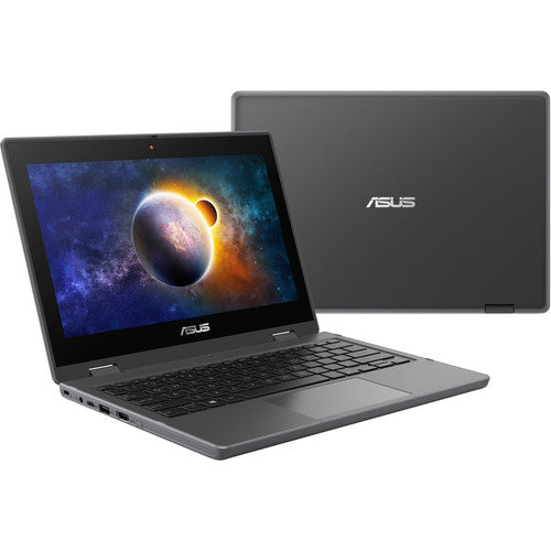 Asus BR1100F BR1100FKA-YS02T 11.6" Touchscreen Rugged Notebook - HD - 1366 x 768 - Intel Celeron N4500 Dual-core (2 Core) 1.10 GHz - 4 GB RAM - 64 GB Flash Memory - Dark Gray BR1100FKA-YS02T