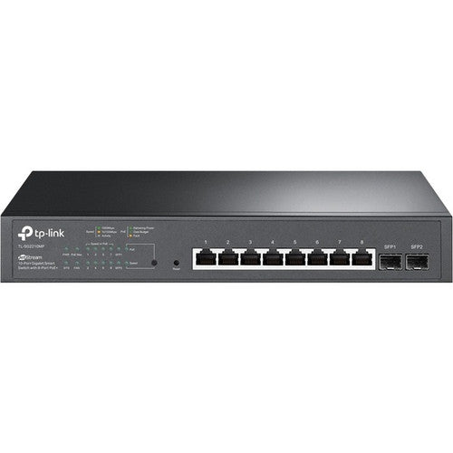 TP-Link JetStream 10-Port Gigabit Smart Switch with 8-Port PoE+ TL-SG2210MP