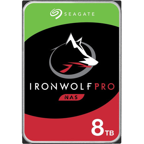 Disque dur Seagate IronWolf Pro ST8000NE001 8 To - 3,5" interne - SATA (SATA/600) - Méthode d'enregistrement magnétique conventionnel (CMR) ST8000NE001