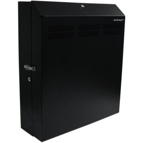 StarTech.com Rack de serveur mural avec deux ventilateurs et verrouillage - Rack de montage vertical pour serveur - 4U RK419WALVS