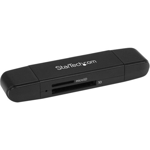 Star Tech.com USB 3.0 Memory Card Reader for SD and microSD Cards - USB-C and USB-A - Portable USB SD and microSD Card Reader SDMSDRWU3AC