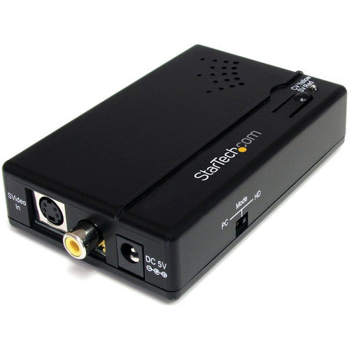 StarTech.com Composite and S-Video to HDMI® Converter with Audio VID2HDCON