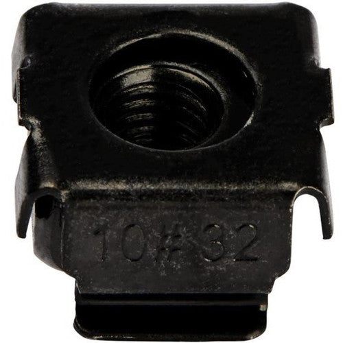 Startech 10-32 Cage Nuts - 50 pack - Black (CABCAGENUTS1032) CABCAGENUTS1032