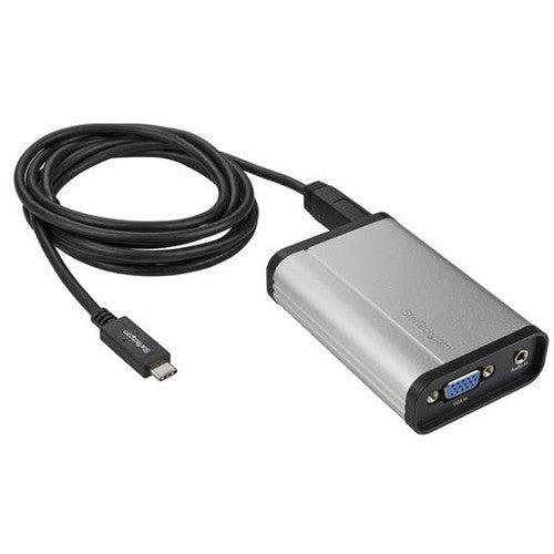 StarTech.com Appareil de capture vidéo VGA vers USB C - Carte de capture USB - Windows et Mac - Compatible DirectShow - 1080p 60fps - USBC2VGCAPRO USBC2VGCAPRO