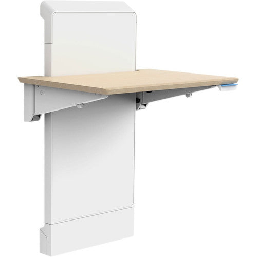 Ergotron WorkFit Elevate (érable mendota) Bureau mural assis-debout 24-804-S893