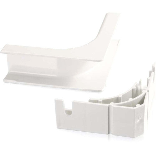 Coude interne conforme au rayon de courbure C2G Wiremold Uniduct 2800 blanc 16064