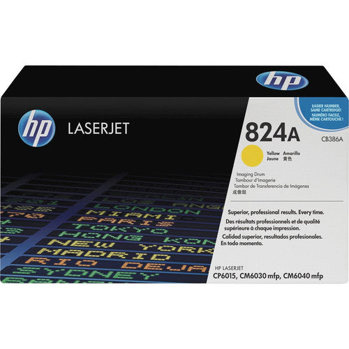 Tambour d'image LaserJet d'origine jaune HP 824A (CB386A) - Paquet unique CB386A