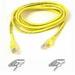 Câble de raccordement Belkin Cat5e A3L791-10-YLW-S