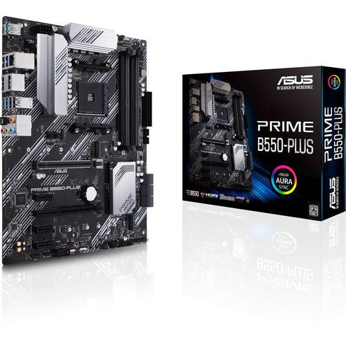 Asus Prime B550-PLUS Desktop Motherboard - AMD Chipset - Socket AM4 - ATX PRIME B550-PLUS