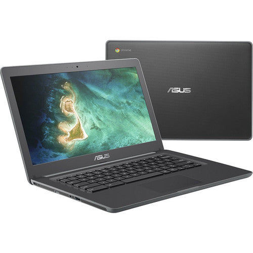 Chromebook Asus C403 C403NA-Q2-CB Chromebook 14" - HD - 1366 x 768 - Intel Celeron N3350 - 4 Go RAM - Mémoire Flash 32 Go - Gris foncé C403NA-Q2-CB