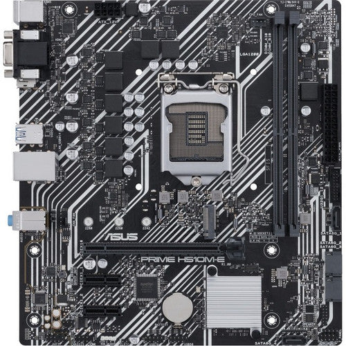 Asus Prime H510M-E Desktop Motherboard - Intel Chipset - Socket LGA-1200 - Micro ATX PRIME H510M-E