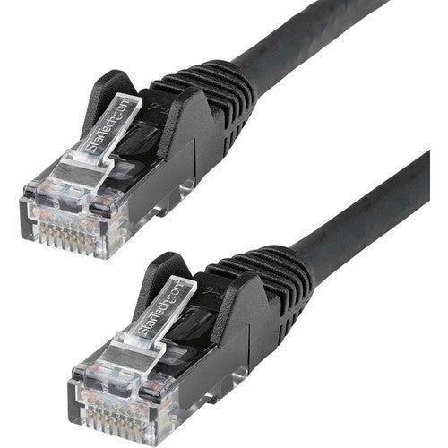 StarTech.com 6in CAT6 Ethernet Cable - Black Snagless Gigabit - 100W PoE UTP 650MHz Category 6 Patch Cord UL Certified Wiring/TIA N6PATCH6INBK