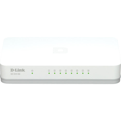 D-Link 8-Port Unmanaged Gigabit Switch GO-SW-8G