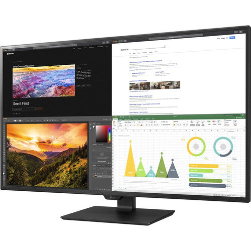 LG 43UN700-B 42.5" 4K UHD LCD Monitor - 16:9 - Black 43UN700-B