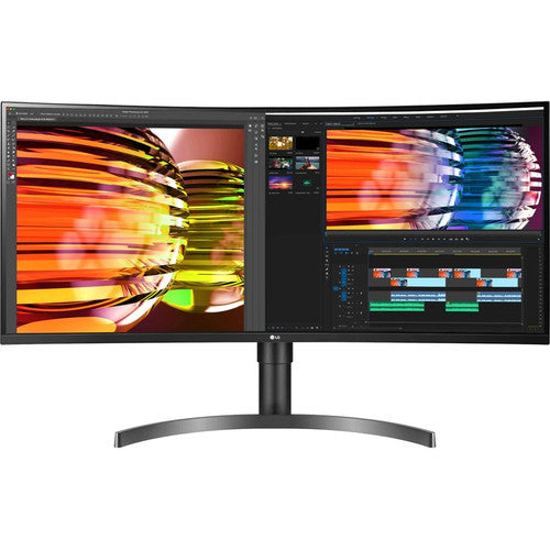 LG Ultrawide 35BN75CN-B 35" UW-QHD Curved Screen LED Gaming LCD Monitor - 21:9 - Textured Black, Black Hairline 35BN75CN-B