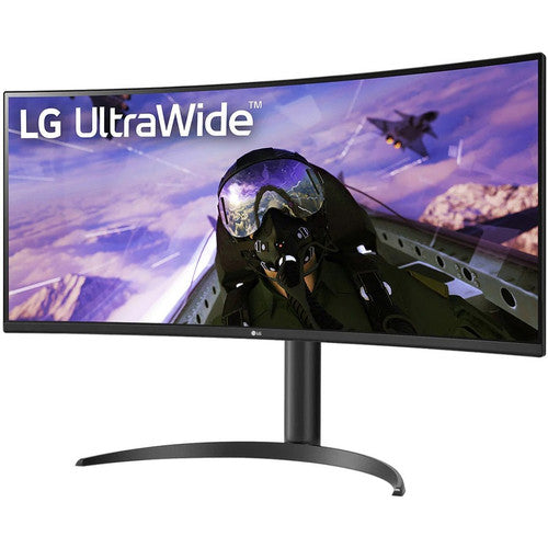 Moniteur LCD de jeu LED à écran incurvé UW-QHD 34" Ultrawide 34WP65C-B de LG - 21:9 - Noir 34WP65C-B
