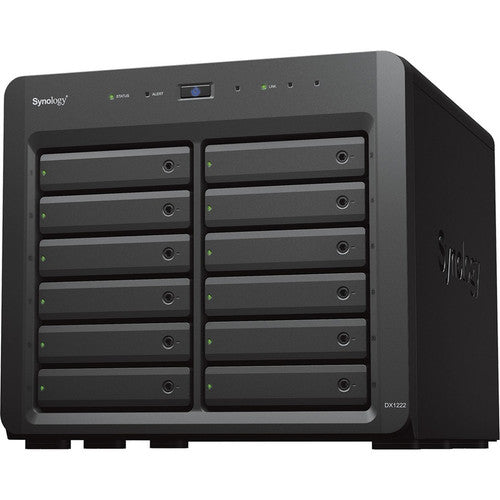 Synology DX1222 Boîtier de disque Serial Attached SCSI (SAS), SATA - Mini-SAS HD Host Interface Desktop DX1222