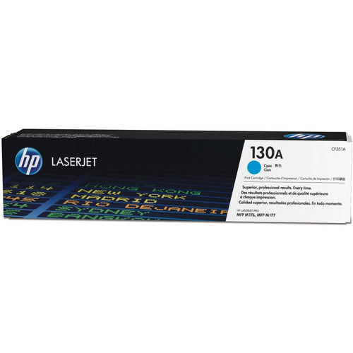 Cartouche de toner laser authentique HP 130A - Pack cyan CF351A