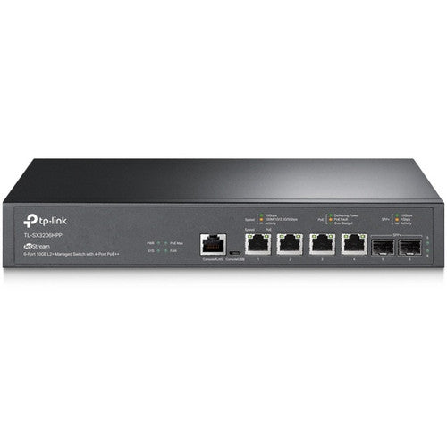 Switch géré TP-Link JetStream 6 ports 10GE L2+ avec 4 ports PoE++ TL-SX3206HPP