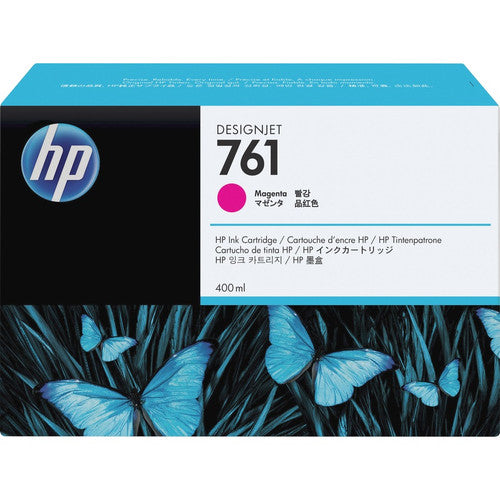 Cartouche d'encre jet d'encre originale HP 761 (CM993A) - Paquet unique - Magenta - 1 de chaque CM993A