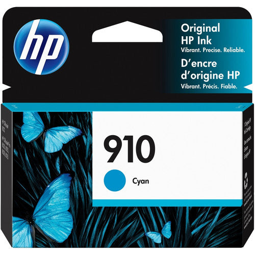 HP 910 Original Standard Yield Inkjet Ink Cartridge - Cyan - 1 Each 3YL58AN#140
