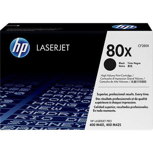 HP 80X Original High Yield Laser Toner Cartridge - Black Pack HPI-CF280X