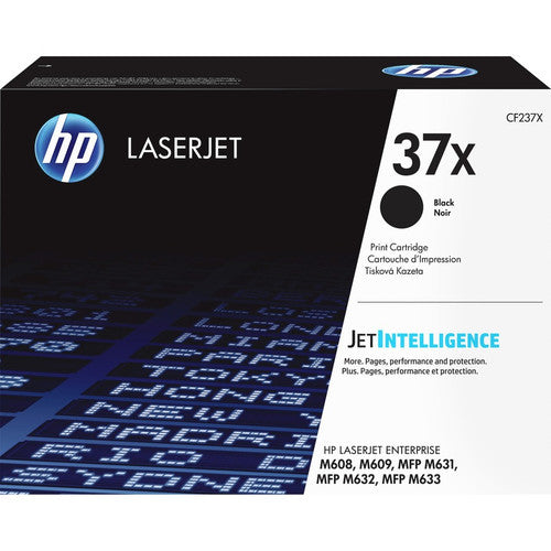 HP 37X (CF237X) Original High Yield Laser Toner Cartridge - Black - 1 Each CF237X