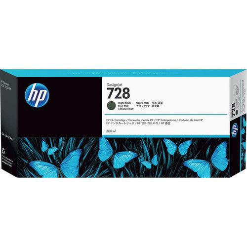 Cartouche d'encre jet d'encre authentique HP 728 - Pack noir mat F9J68A