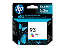 Cartouche d'encre jet d'encre authentique HP 93 - Pack couleur C9361WN#140