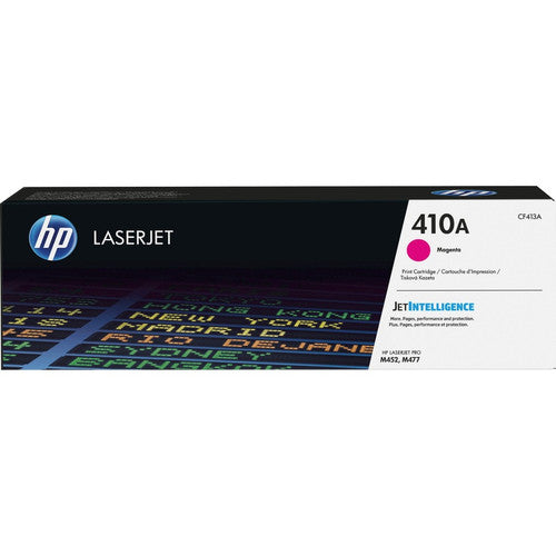 HP 410A Original Laser Toner Cartridge - Single Pack - Magenta - 1 Each CF413A