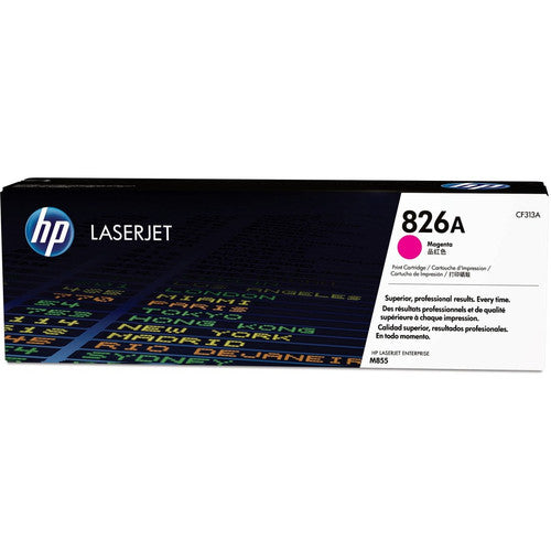 Cartouche de toner laser authentique à rendement standard HP 826A (CF313A) - Paquet unique - Magenta - 1 de chaque CF313A
