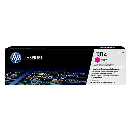 Cartouche de toner laser authentique HP 131A - Magenta - 2 / paquet HPI-CF213A