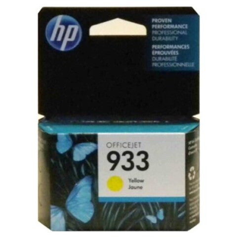 Cartouche d'encre jet d'encre authentique HP 933 - Pack jaune CN060AN#140