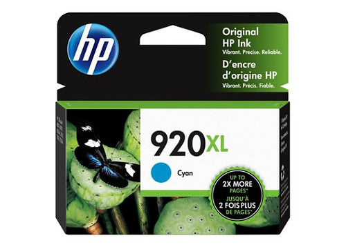 HP 920XL Original Inkjet Ink Cartridge - Cyan Pack CD972AN#140