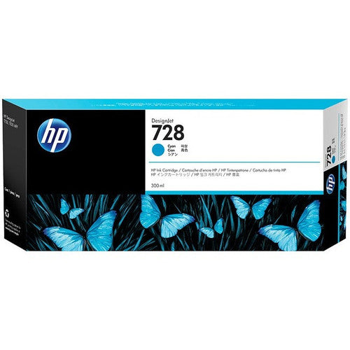 Cartouche d'encre jet d'encre HP 728 originale à très haut rendement - Pack cyan F9K17A