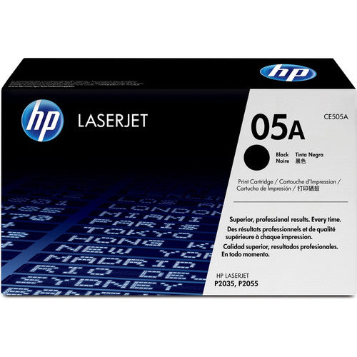 Cartouche de toner laser authentique HP 05A - Noir - 1 paquet CE505A