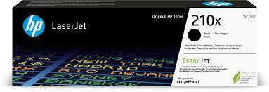 Cartouche de toner laser authentique HP 210X à haut rendement - Pack noir W2100X