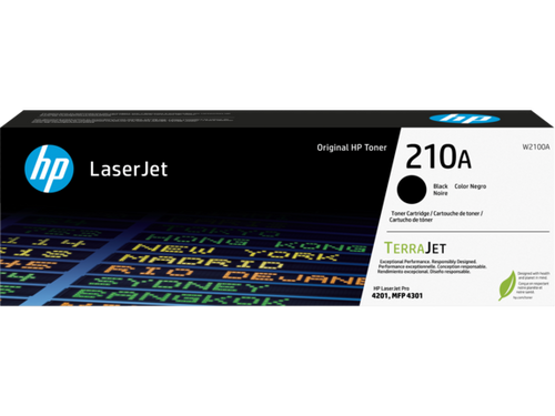 Cartouche de toner laser authentique HP 210A - Pack noir W2100A
