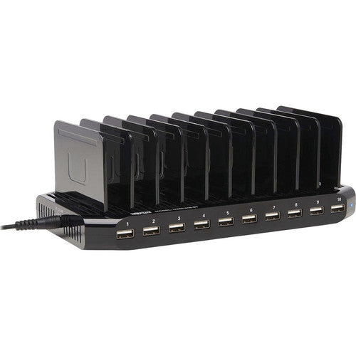 Tripp Lite 10-Port USB Charger with Built-In Storage U280-010-ST
