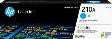 Cartouche de toner laser authentique HP 210A - Pack cyan W2101A