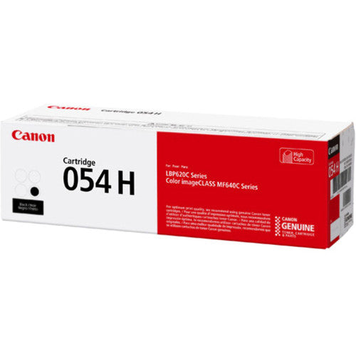 Cartouche de toner laser originale à haut rendement Canon 054H - Noir - 1 paquet 3028C001