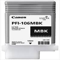 Cartouche d'encre jet d'encre originale Canon PFI-106MBK - Pack noir mat 6620B001
