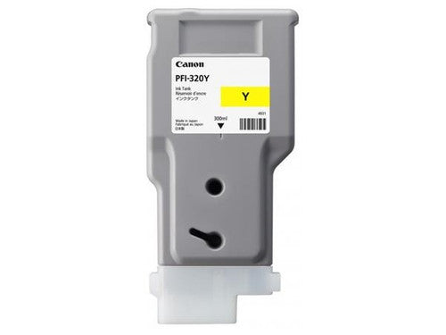 Cartouche d'encre jet d'encre originale Canon PFI-320Y - Pack jaune 2893C001