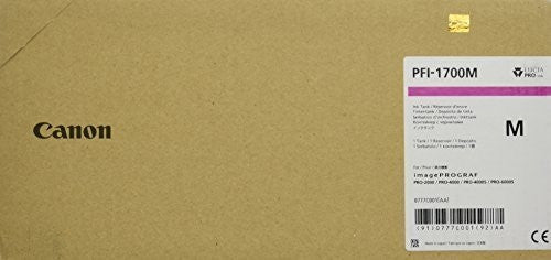 Canon PFI-1700 M Original Inkjet Ink Cartridge - Magenta Pack 0777C001