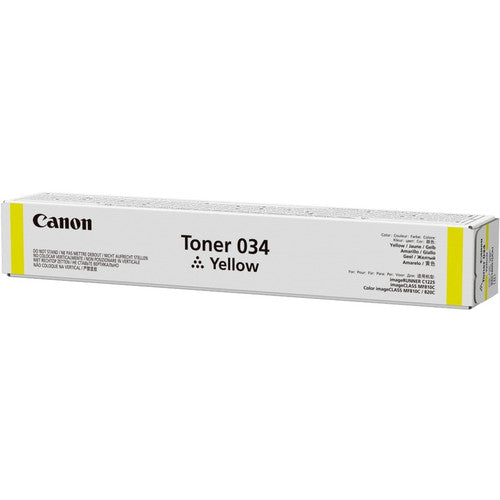 Canon 034 Original Laser Toner Cartridge - Yellow Pack 9451B001