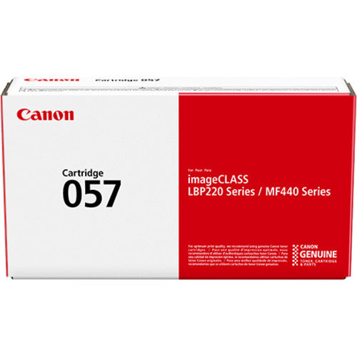 Canon 057 Original Laser Toner Cartridge - Black - 1 Pack 3009C001